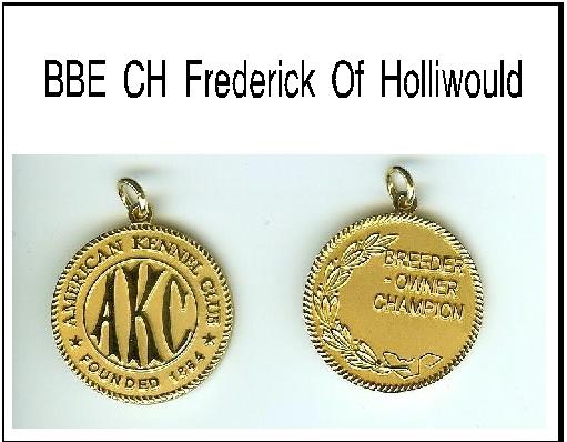 New Champion Frederick finished from BBE Class